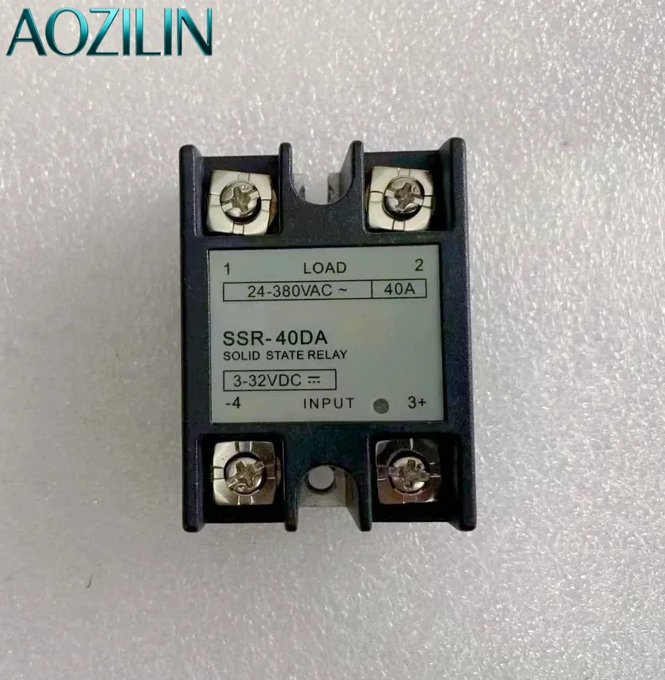 AOZILIN Industrial Solid State Relay SSR DA AA Series 15A 25A 40A DC to AC Power Switch Module