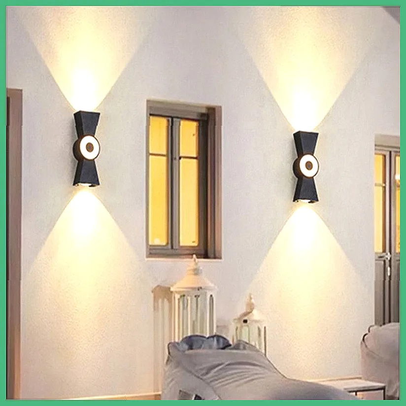 Modern Waterproof Outdoor Wall Lamp, IP65 Garden Entry Door Lighting for Villa Sun Room