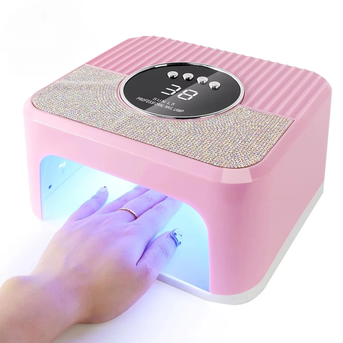 

Professional Portable 268W 45 Beads Manicure UV Led Nail Lamp 4 Timers UV Light Nails Dryer Custom Logo Wholesale