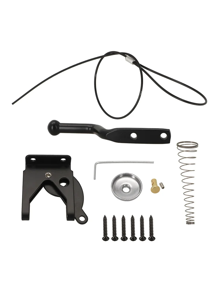 Adjustable Gate Lock Garden Fence Latch For Garden Protection 14-Piece Lock Set Auto-Pull Feature Easy Installation