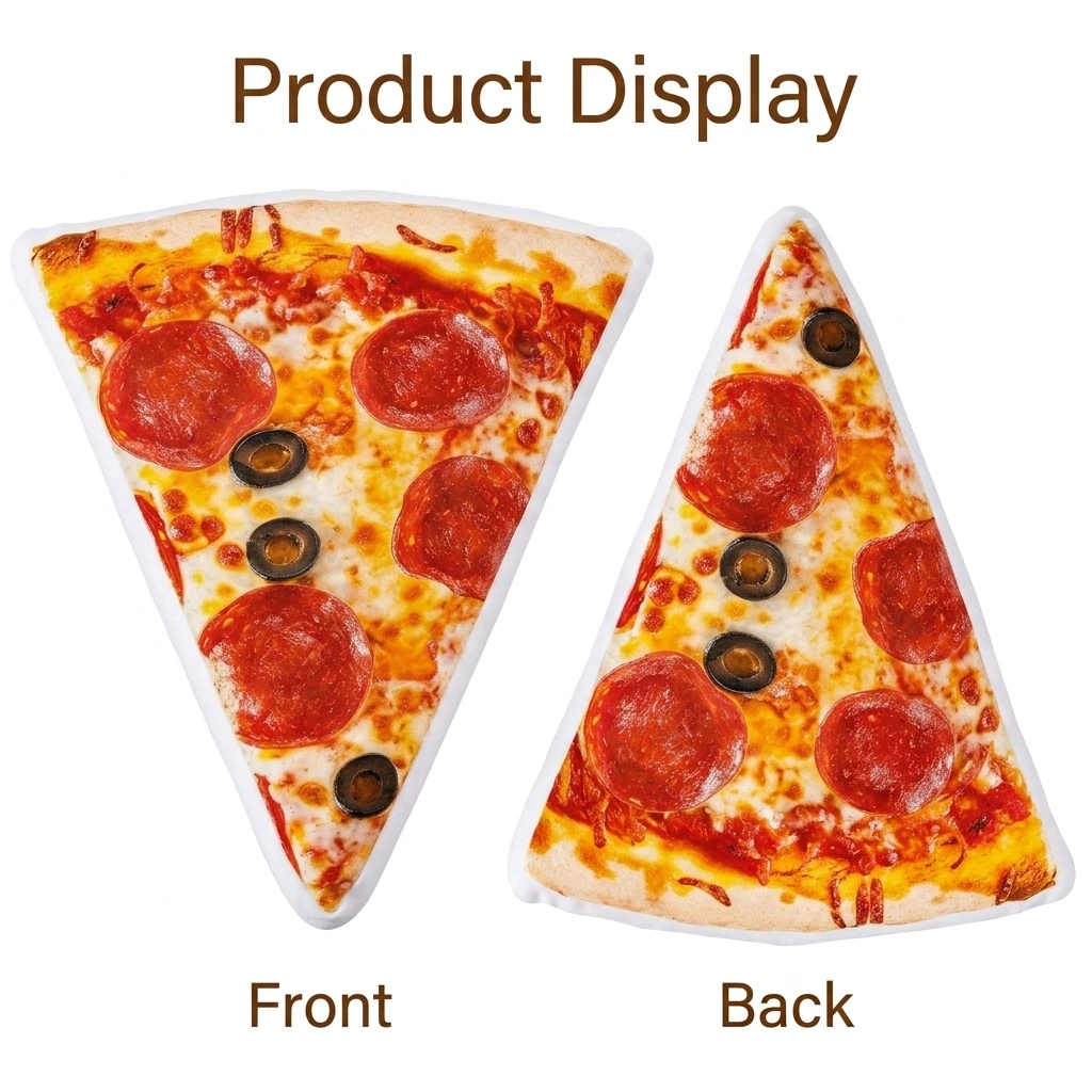 Pizza Lover Plush Pillow Cushion Irregular Stuffed Throw Pillow Home Decor Gift Sofa Bed Home