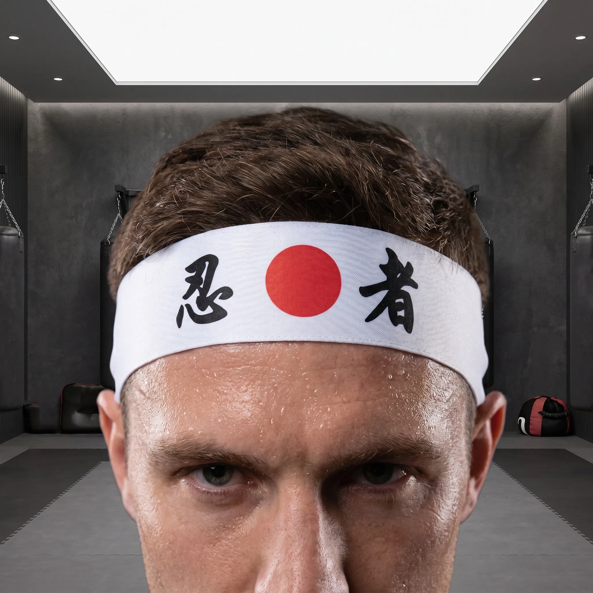 Samurai Headband Collection Lightweight Adjustable Bandana for Karate Judo Training Martial Arts Wear