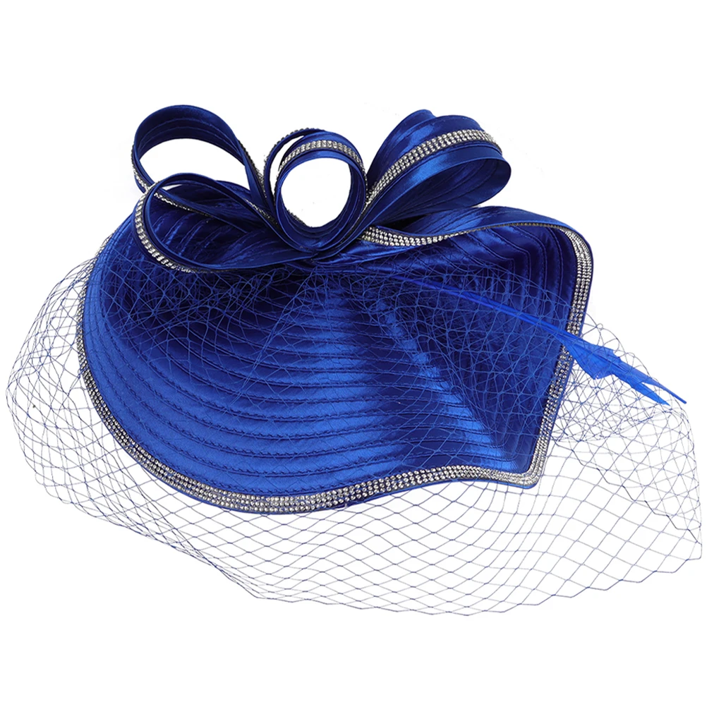 قبعات غزل شبكية للنساء أنيقة ومريحة لحفلات الزفاف وحفلات الشاي وحفلات الكوكتيل 1920s كرنفالات الكنيسة قطع زينة للشعر قابلة لإعادة الاستخدام