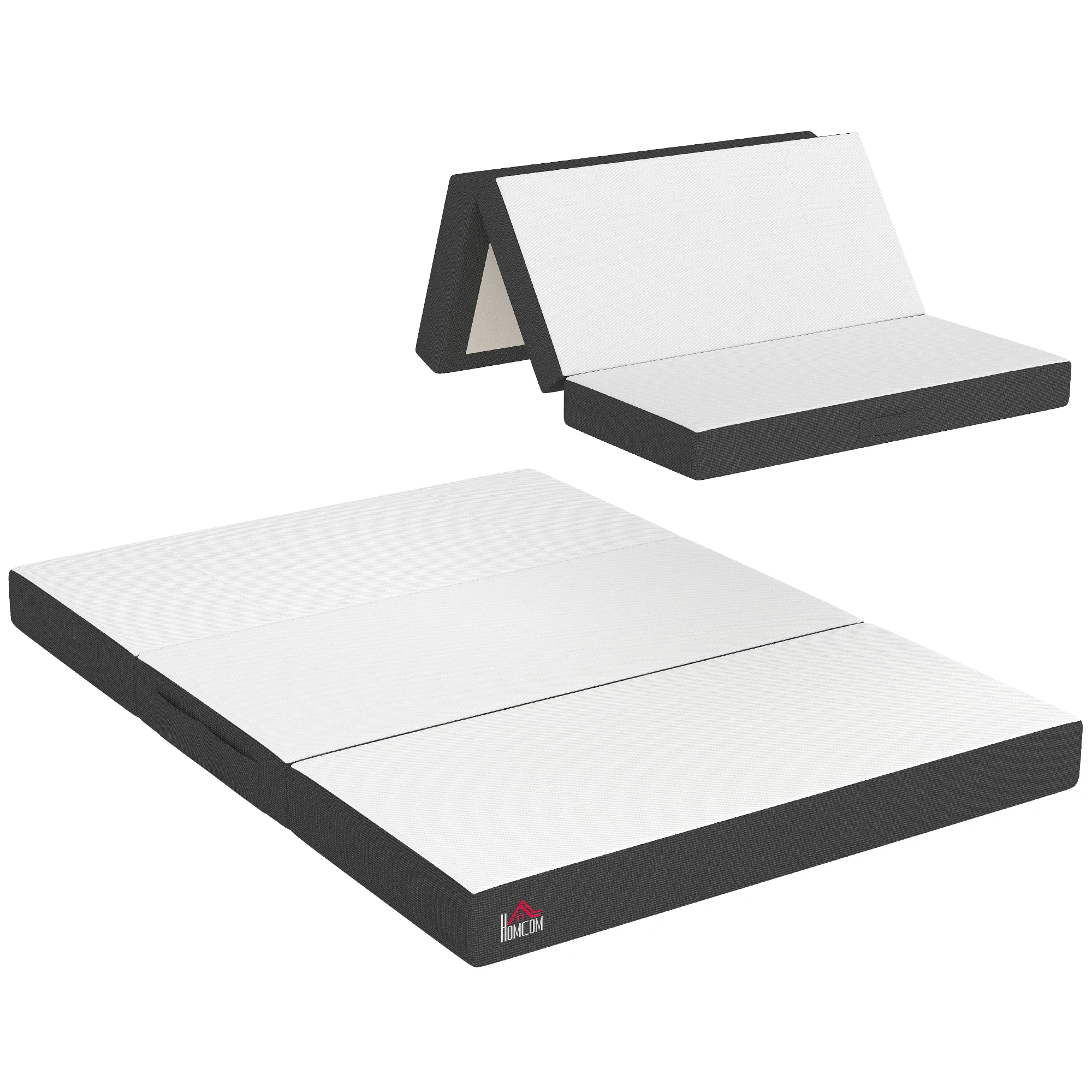 HOMCOM Trifold Mattress 6 Inch Memory Foam Full Made in USA 75