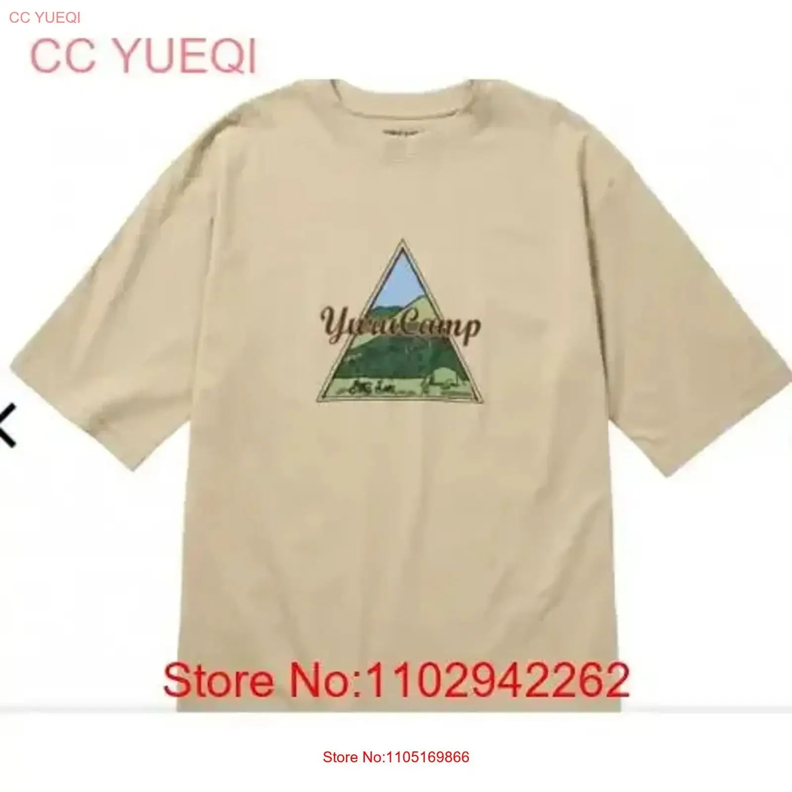 Yurucamp Workman collaboration T shirt vintage Washed Stylish Breathable designer clothes Casual homme Versatile vintage