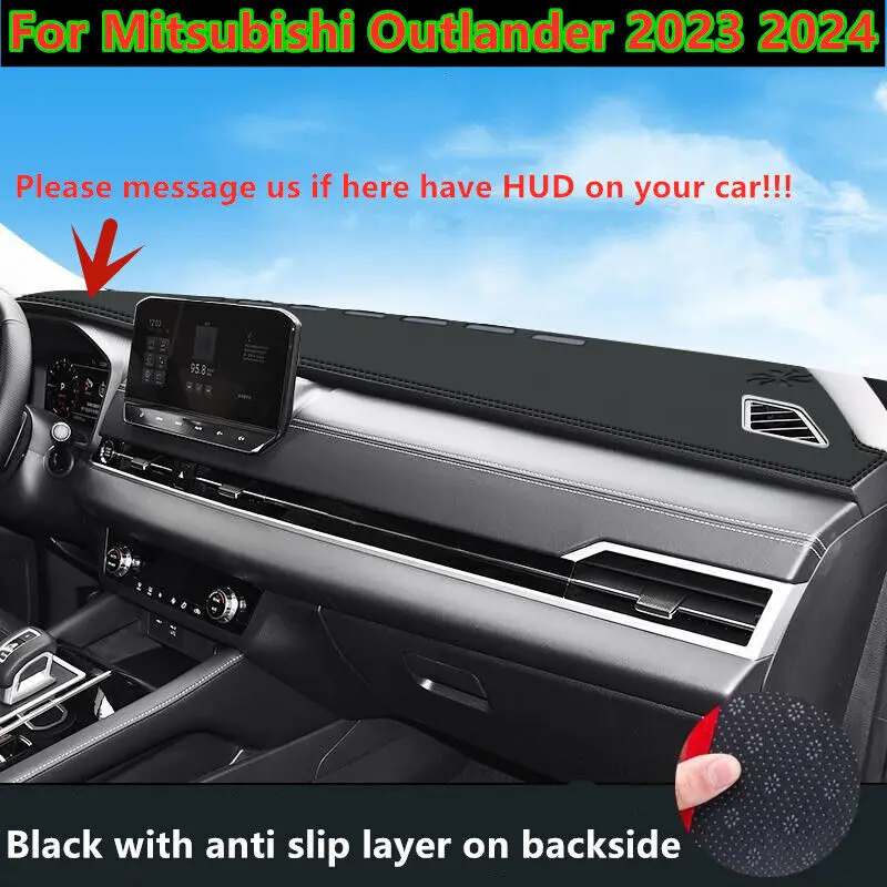 

Кожаный чехол для приборной панели Mitsubishi Outlander 2023 2024, защитный коврик для приборной панели