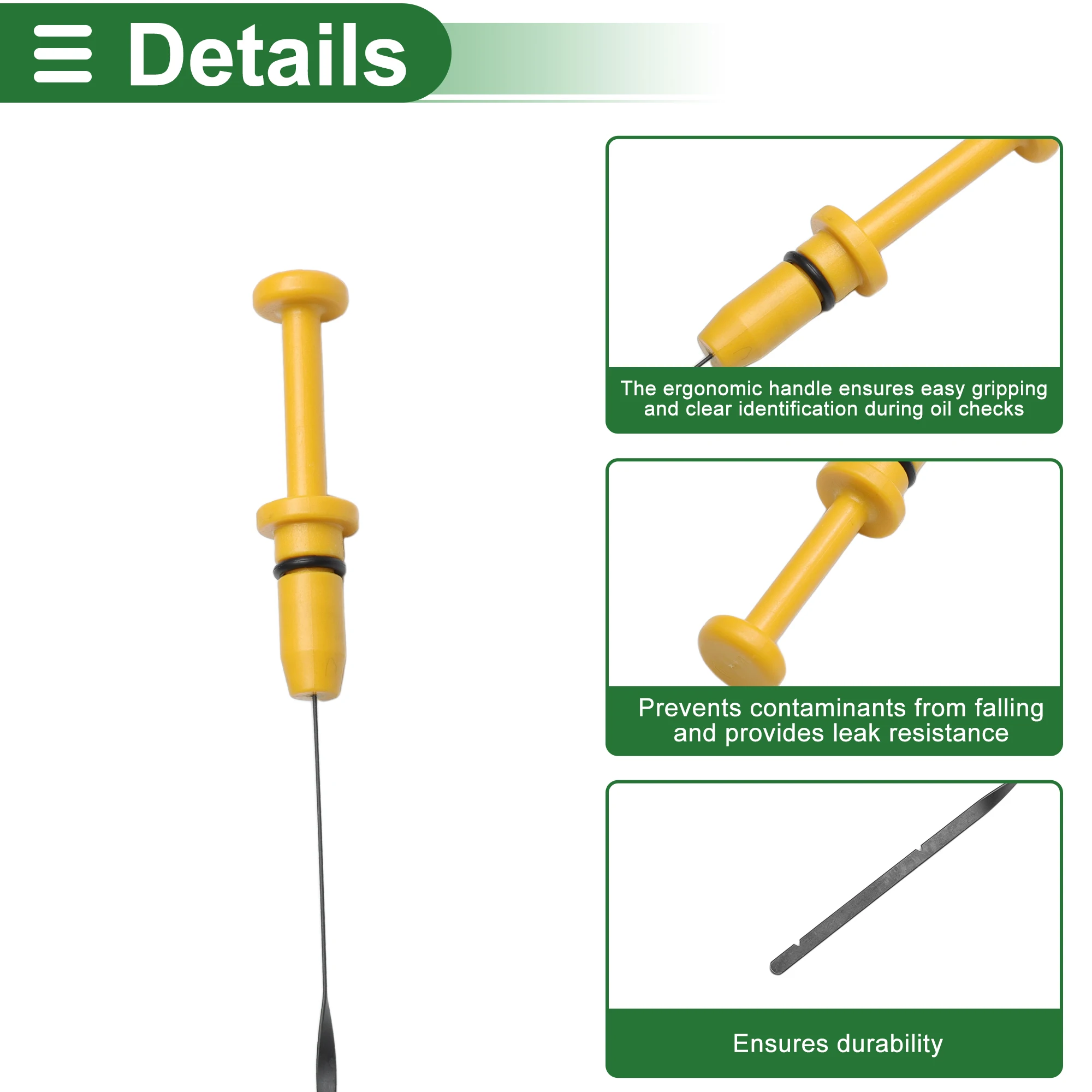 UXCELL مقياس مستوى الزيت رقم 117444 للشريك 106 206 306 307 1.1L 1.4L 1.6L 90-00