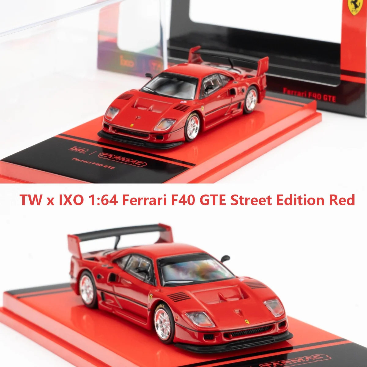diecast-tw-x-ixo-1-64-scale-ferrari-f40-gte-street-edition-red-alloy-car-model