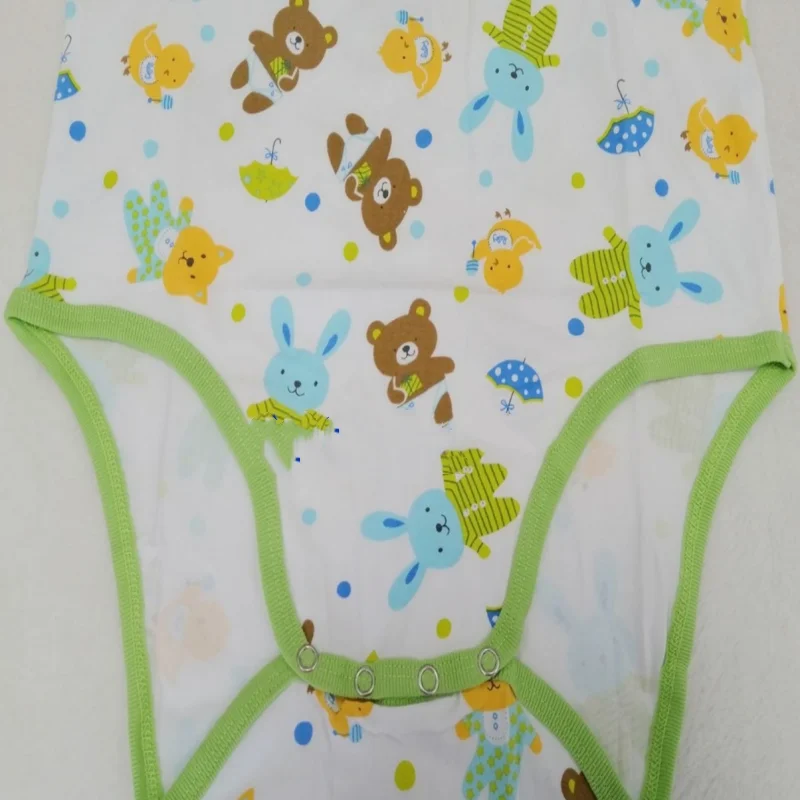 6XL-S Cute Cartoon Pattern Bodysuit Cotton Snaps Soft Comfortable Onesie ABDL Adult Baby Diaper Romper Couple Home Playsuits