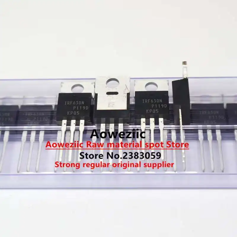 Aoweziic  2023+ 100% New Imported Original IRF630N IRF630NPBF TO-220  MOS FET  200V 9.3A