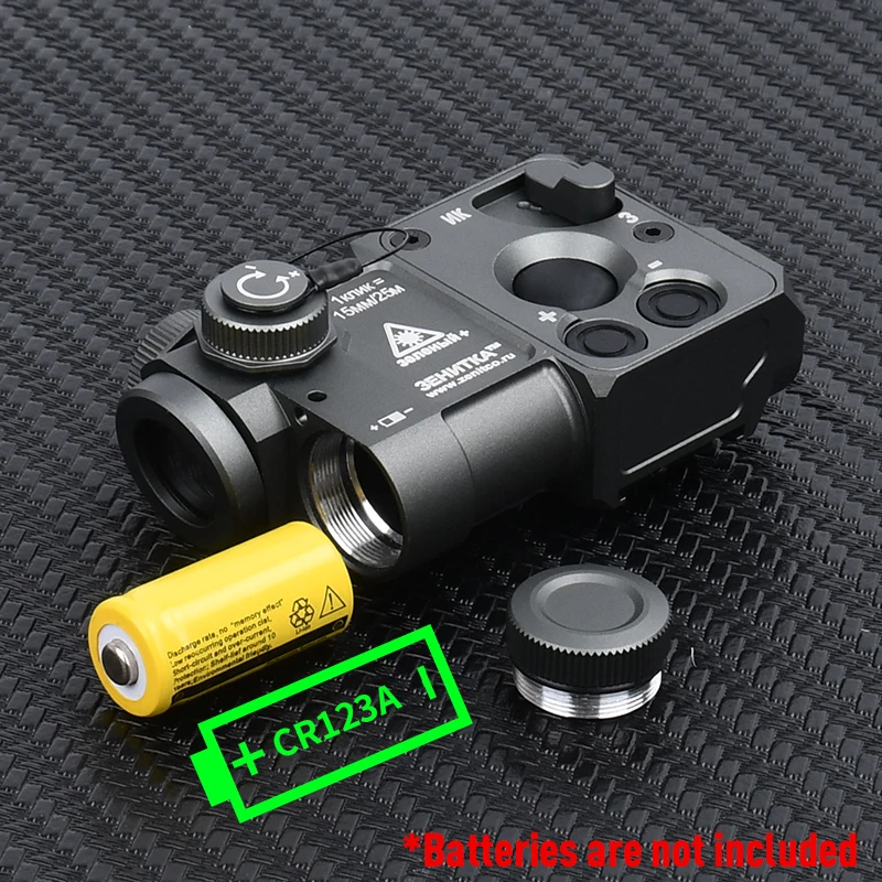 Imagem -06 - Tactical Laser Infrared Pointer Sight Rifle Vermelho Verde Ponto Azul ir Visando Metal Tático Perst Ar15 Ak47 Ak74 M16 Hunting Sight