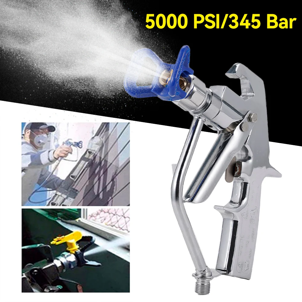 

5000PSI High Pressure Airless Paint Spray Gun Sprayer With 517 Spray Tip Nozzle Set Guard Pump Sprayer Airless Spraying Machine