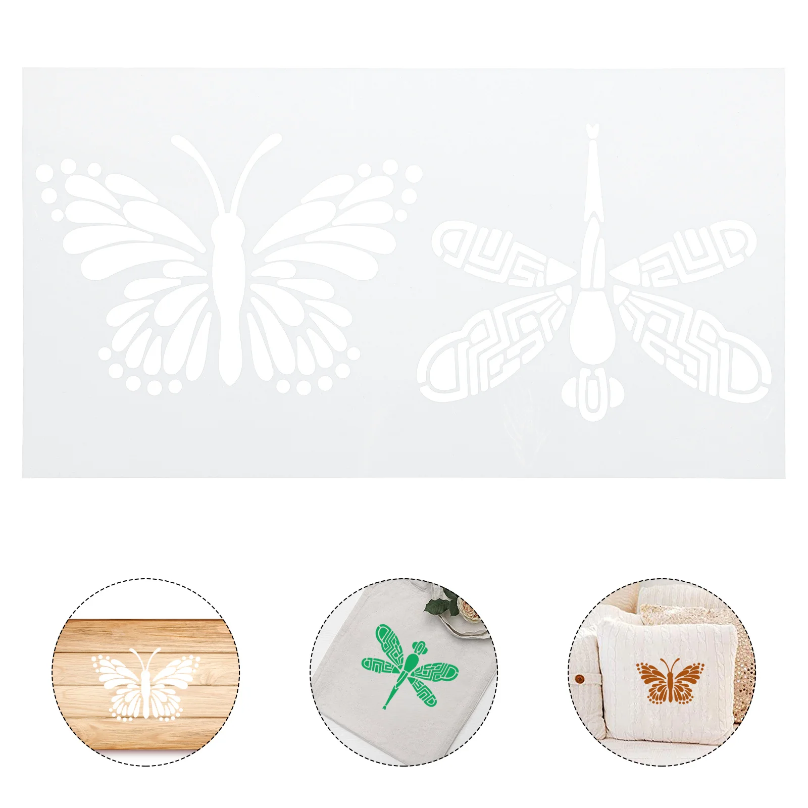 

5 Pcs Butterfly Dragonfly Template Butterflies and Dragonflies Painting Tool Kids The Pet Drawing