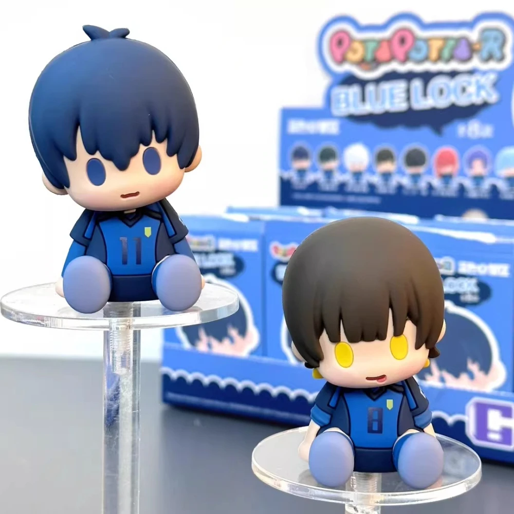 POTEPOTTE-R Blue Lock Series Blind Box Peripherals Figure Decoration Doll Cute Desktop Ornament Trendy Surprise Bag Boy Toy Gift view 3