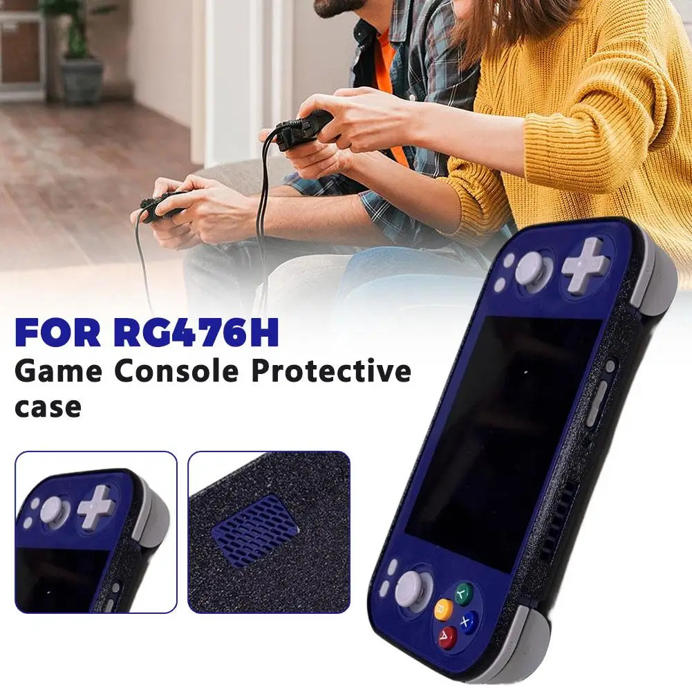 

Защитный чехол для портативной игровой консоли RG476H, 4-цветный, из мягкого силикона, износостойкий, противоударный
