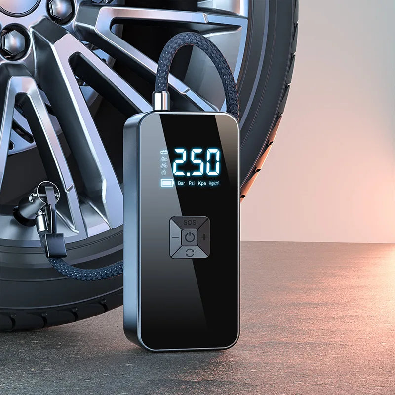 

Car Mounted Inflation Pump Wireless Portable Inflator Intelligent Digital Display Tire Inflation Pump Fast Charging