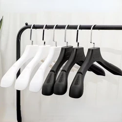 Qualidade Wide Shoulder Non Slip Hangers, Lady Dress Coat Rack, Calças Clip, Quarto Vestiário Wardrobe Storage, Loja de venda de roupas