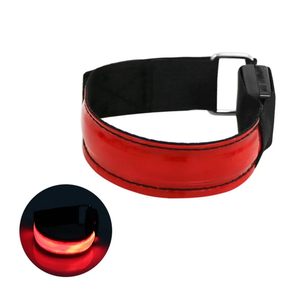 LED Luminous Night Running Armband Bracelet Luminous Arm Band Outdoor Sports Reflective Safety Belt Bicycle Cycling