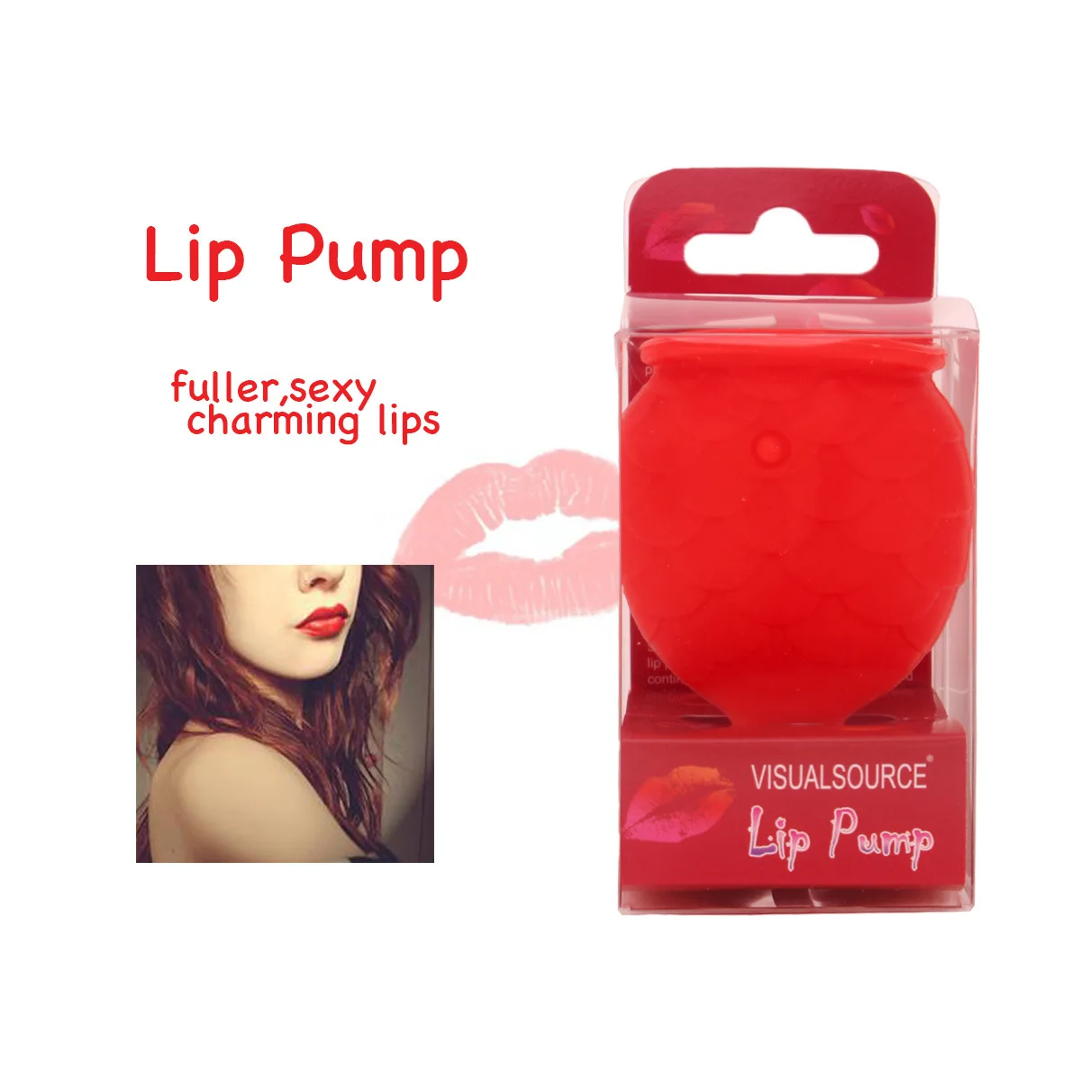 

Women Sexy Silicone Full Lip Plumper fish shape Lip Enhancer Device lips Lip Plump Pro Mouth Tool