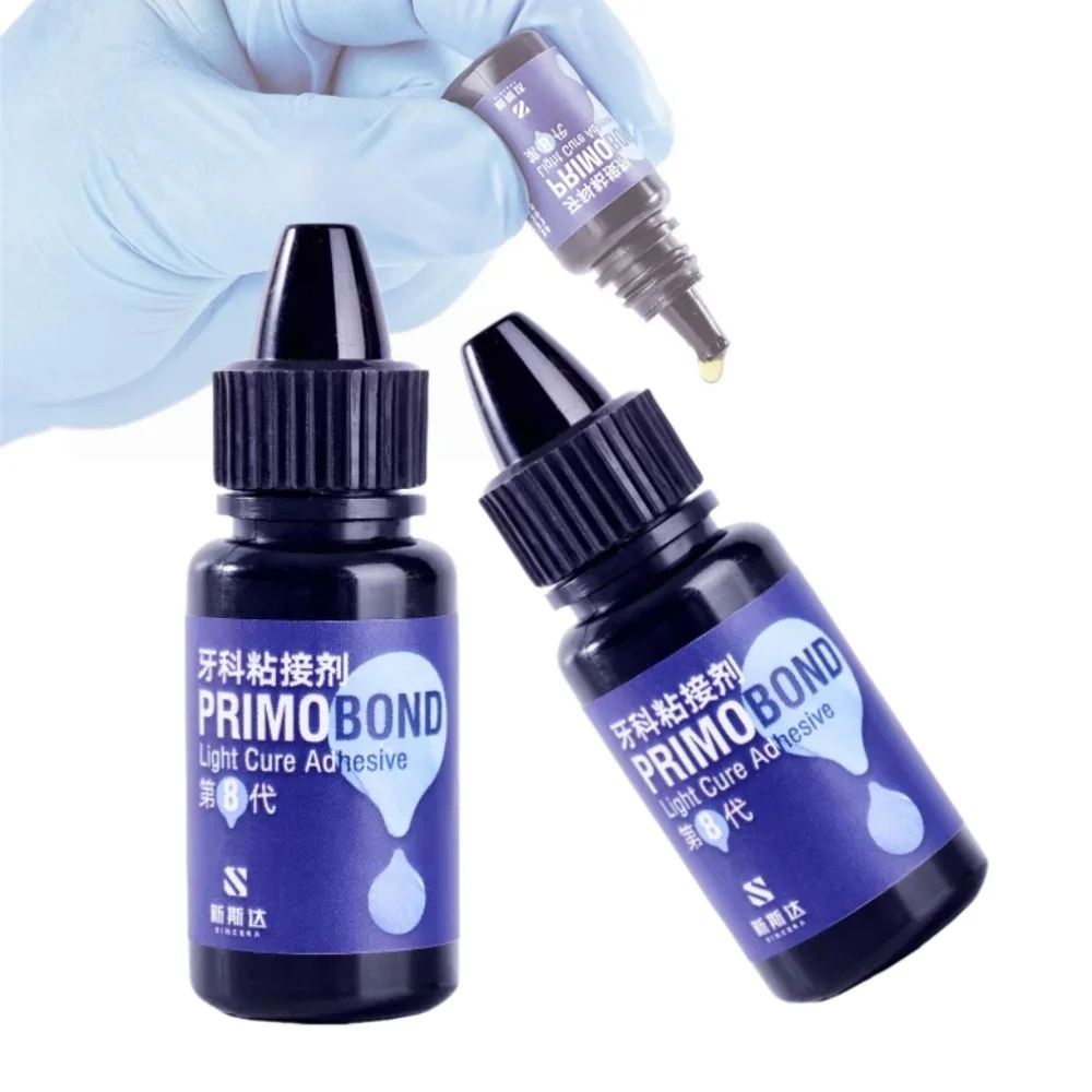 1ml Universal MDP Dental Bonding Agent Self/Total-Etch Adhesive Light-Cure for Strong Bonding To Composite Ceramic Metal
