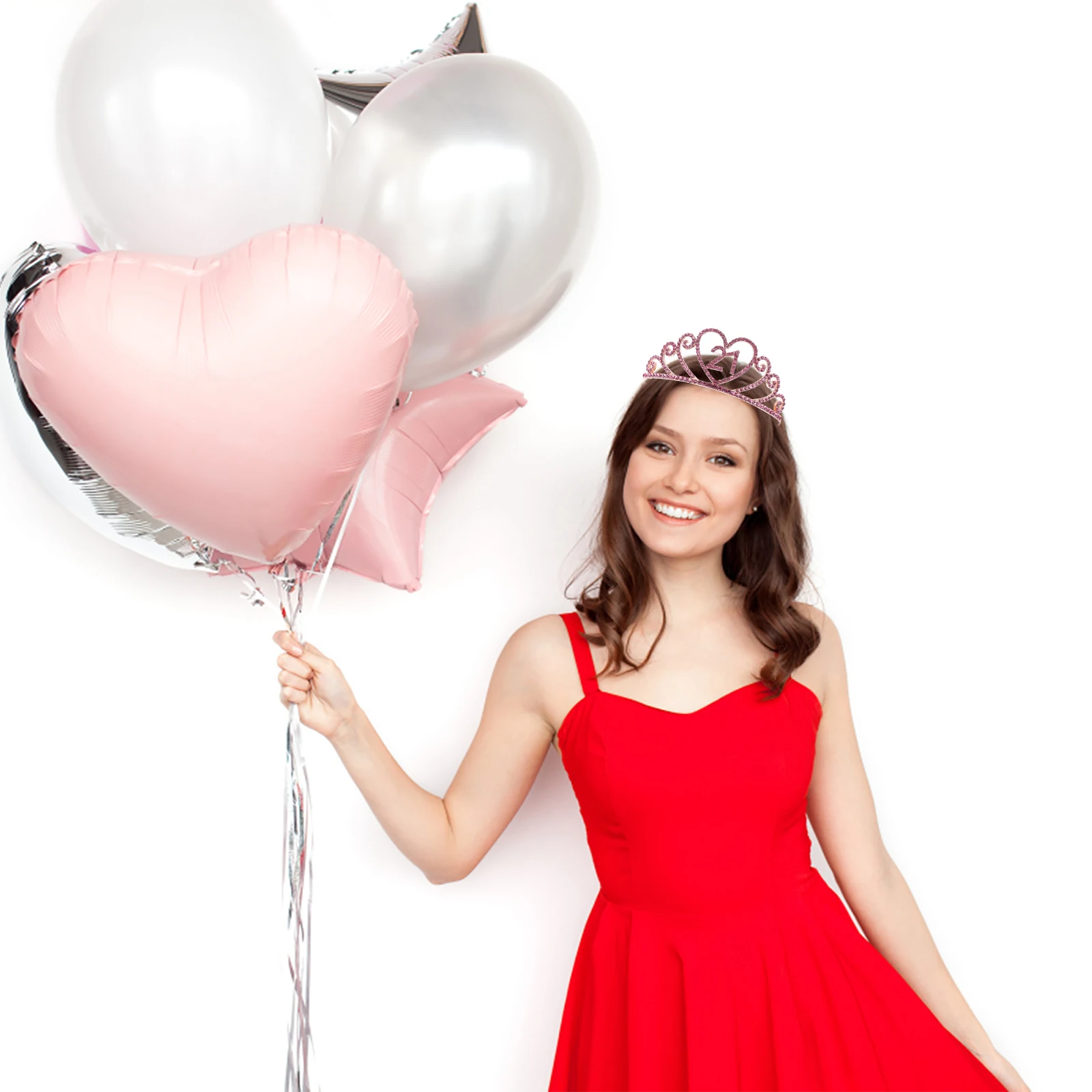 

Headdress Crown Tiara Crowns for Birthday Women Headband Accessories