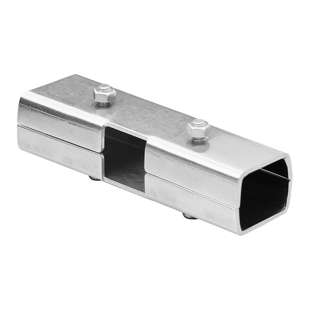 25x25mm Square Tube Tee Connector Secure Tube Fixing Inline Tube Fitting Sturdy Stainless Steel Secure Fixing Mechanism