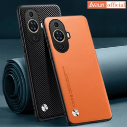 Case For Huawei Nova 11i 11 Ultra Coque Luxury PU Leather Case For Huawei Nova 11 Pro Matte Silicone Full Protection Phone Cover