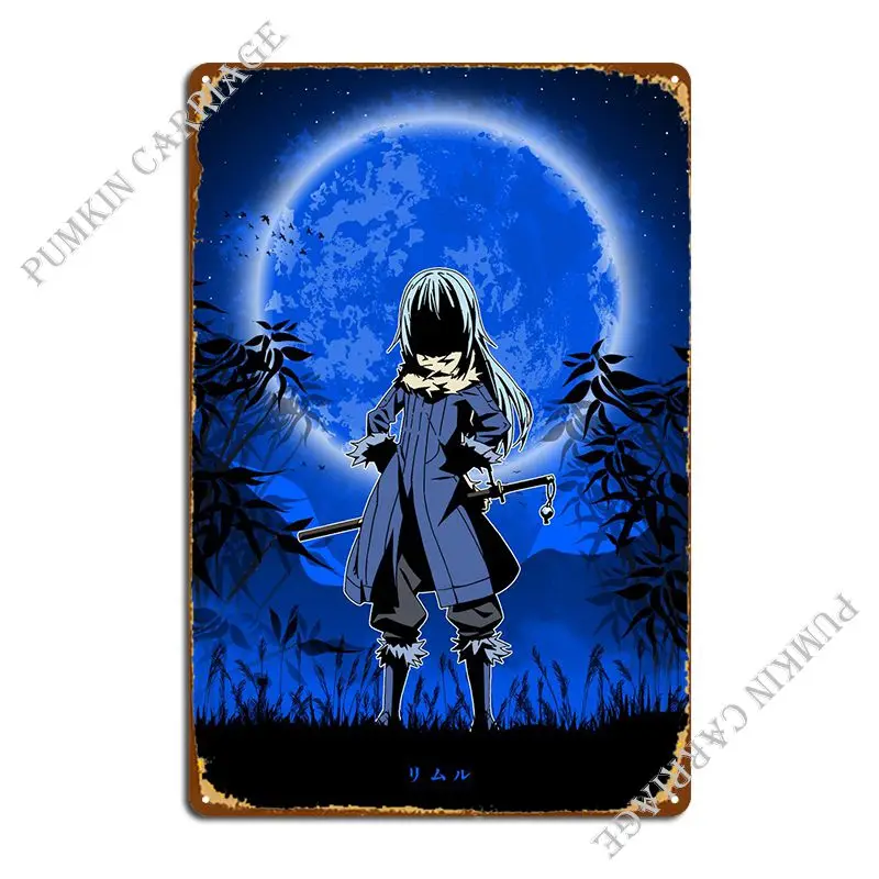 Rimuru Tempest Metal Sign Personalized Wall Club Bar Design Pub Tin Sign Poster