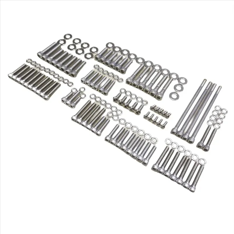 Motor Stainless Engine Screw Bolt Kit for Road Glide for-For Touring Electra Glide Street Glide Road King CVO 2007-2016