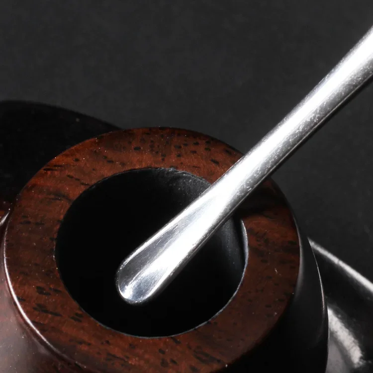 Aluminum Pipe Press Stick Smoke Nail Spoon Smoke Knife Pipe Pressing Rod Tobacco Pipe Tamper Cleaner Cleaning Tool Length 7cm view 4
