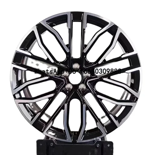 Custom Forged Passenger Car Wheel Rim Hub Aluminium Alloy Wheels 17 18 19 20 21 22 Inch 5*112 5*120 Black Machined