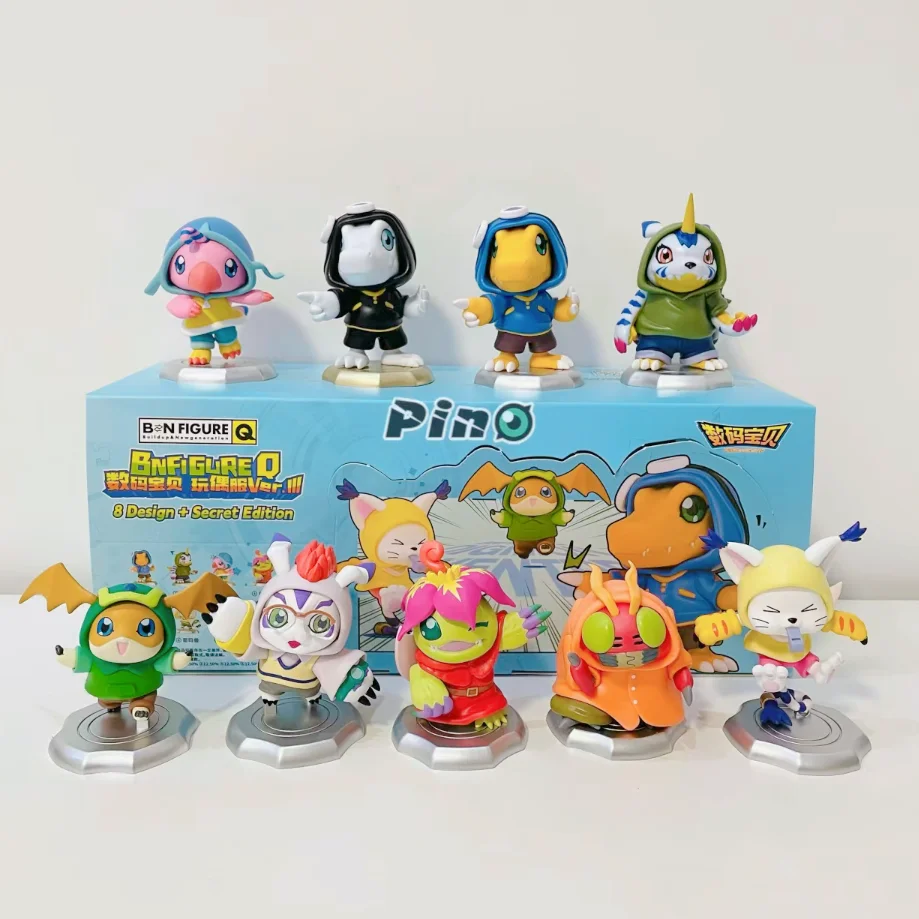 

Bandai Digimon Adventure Series 3 Blind Box Costume Collectible Action Figures Kawaii Desk Decor Surprise Birthday Gift
