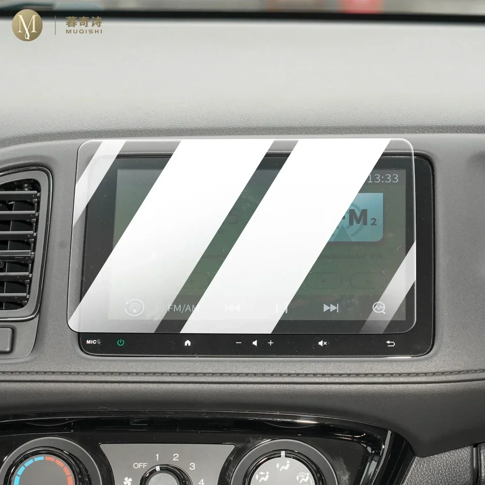 MUQSHI LCD screen Anti fingerprint glare 9H tempered glass Car navigation screen protector film refit For Honda VEZEL 2019-2022