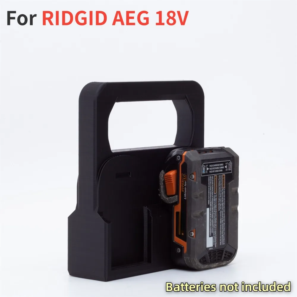 Suporte de Armazenamento de Caixa de Bateria para Suporte de Bateria da Série Ridgid Aeg 18v L1815r B1820r L1830r B1830r B1820.. 4x