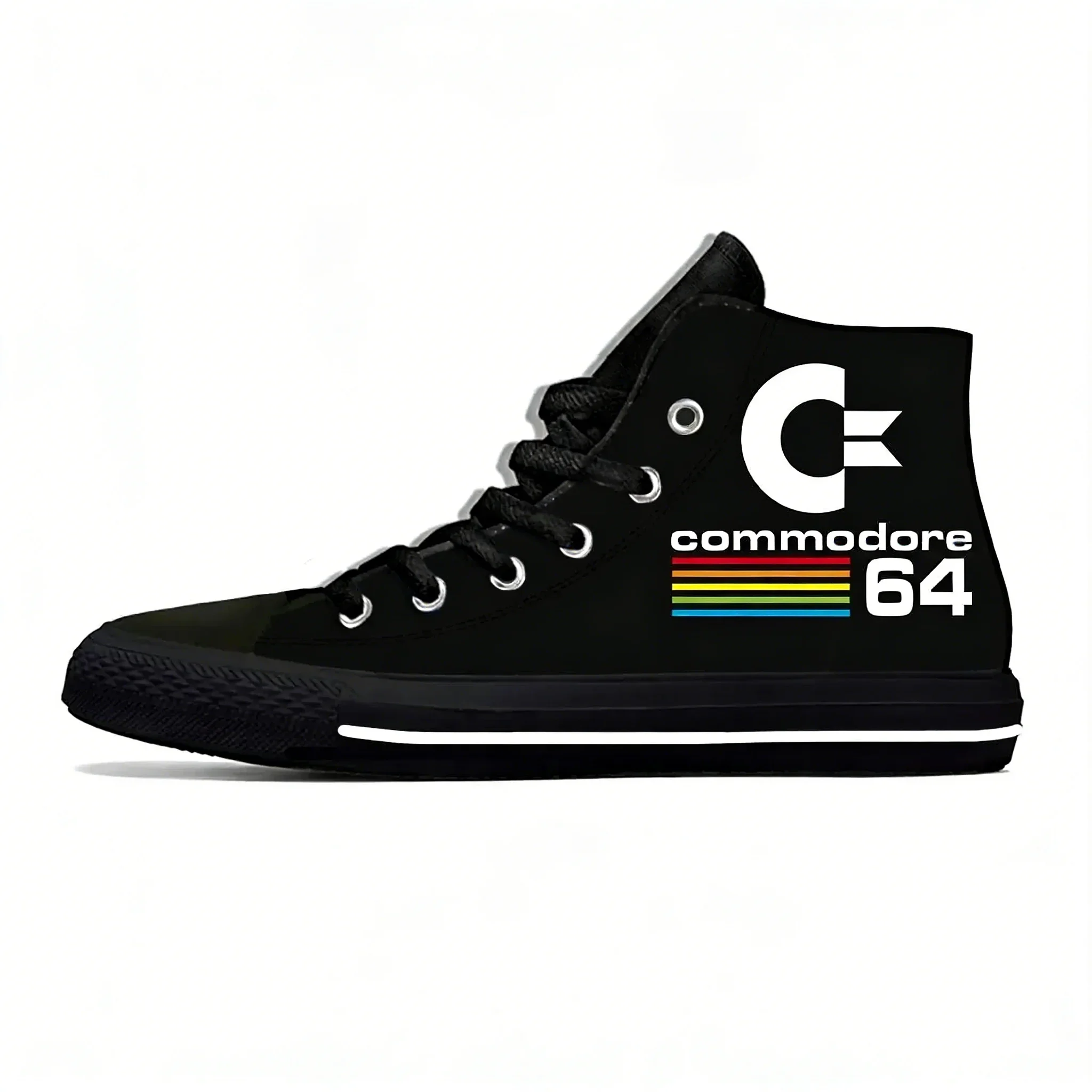 

Commodore 64 C64 SID Amiga Computer Fashion Funny Casual Cloth Shoes High Top Lightweight Breathable 3D Print Men Women Sneakers