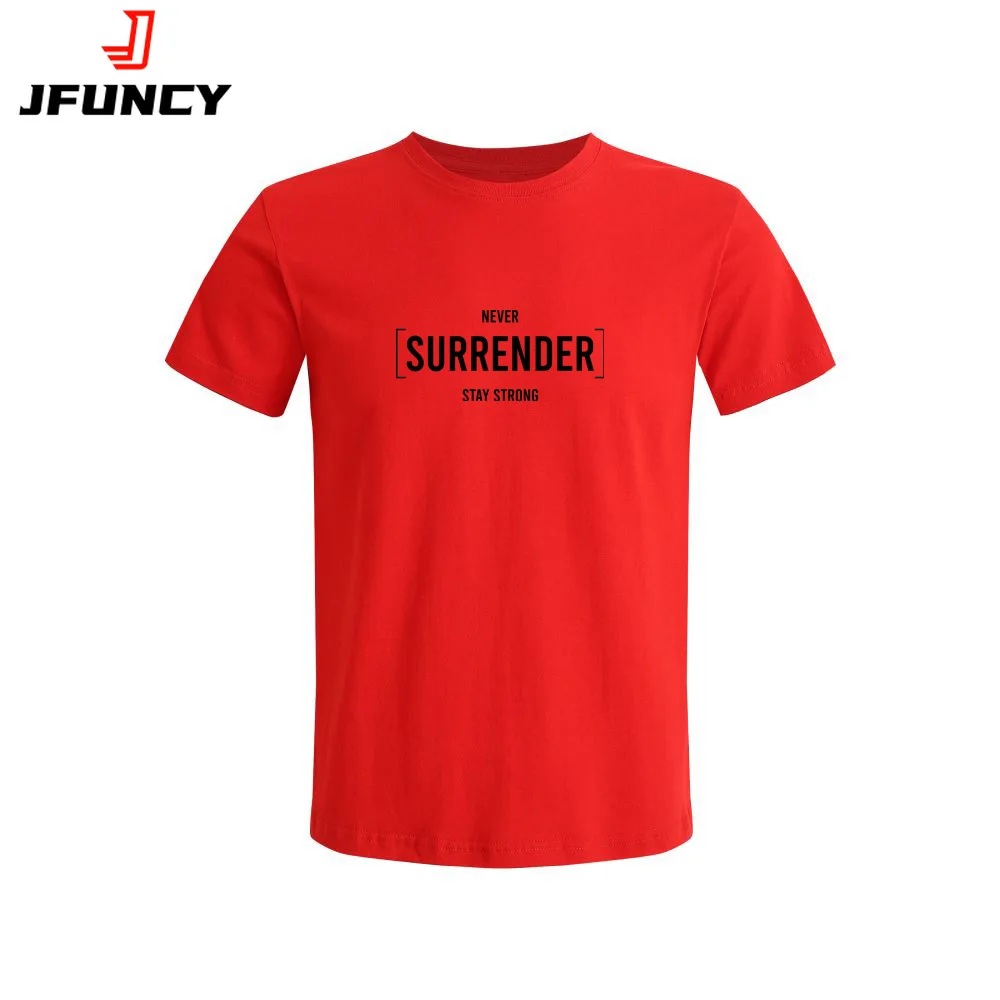 

JFUNCY Men's Oversized T-shirt Male Cotton Tops Summer Fashion Tshirt New Graphic T Shirt Mans Short Sleeve Tees Man Clothing