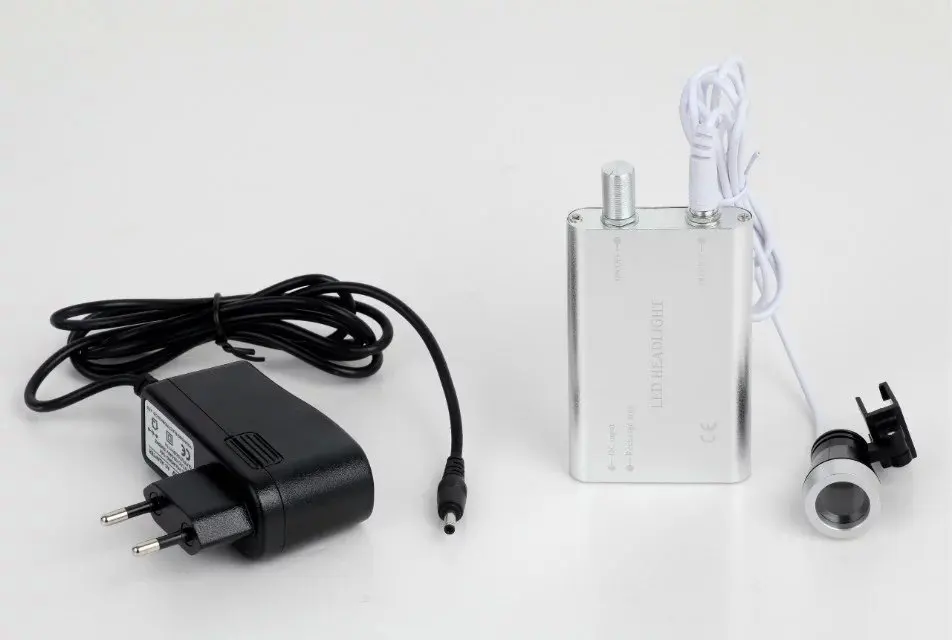 

Binocular Magnifier Dental Loupes 2.5X 3.5X 420mm with LED headlight