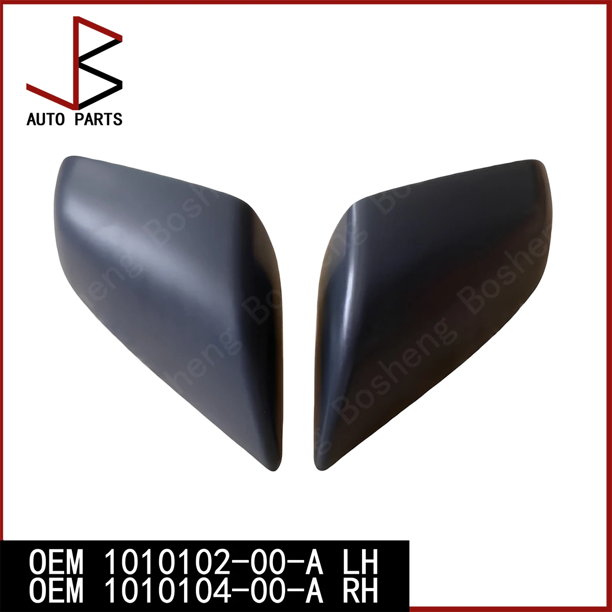 New Unpainted Left / Right Hand Exterior Mirror Skull Cap for Tesla Model S 2012-2016 2016-2021 OEM 1010102-00-A 1010104-00-A