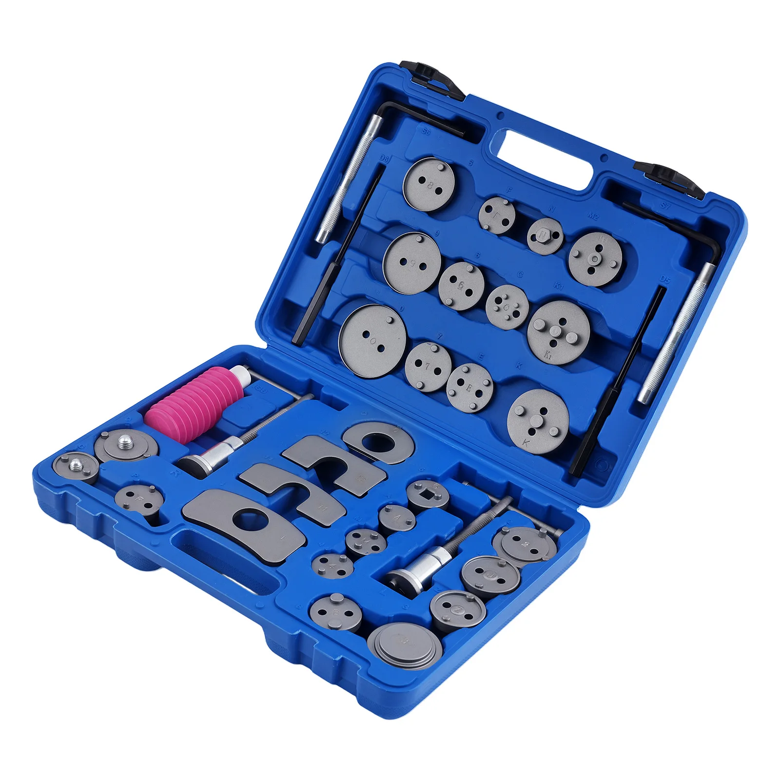 

Universal 35 PCS Brake Caliper Piston Disc Rewind Back Tool Set W/24 Adapters