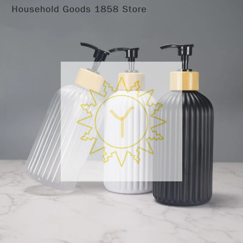 

1pcs Bathroom Kitchen Soap Dispensers 500ml Refillable Hand Dish Soap Bottles Ideal For Kitchen Sink Decor Bottling Soap Bottle