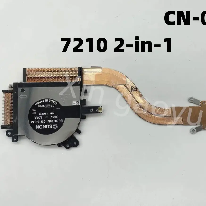 New Original CPU Heatsink Cooling Fan For DELL Latitude 7210 2-in-1 radiator 09JCPV 9JCPV AT2TN001ZAL EG50040S1-CG10-S9A TY9FC