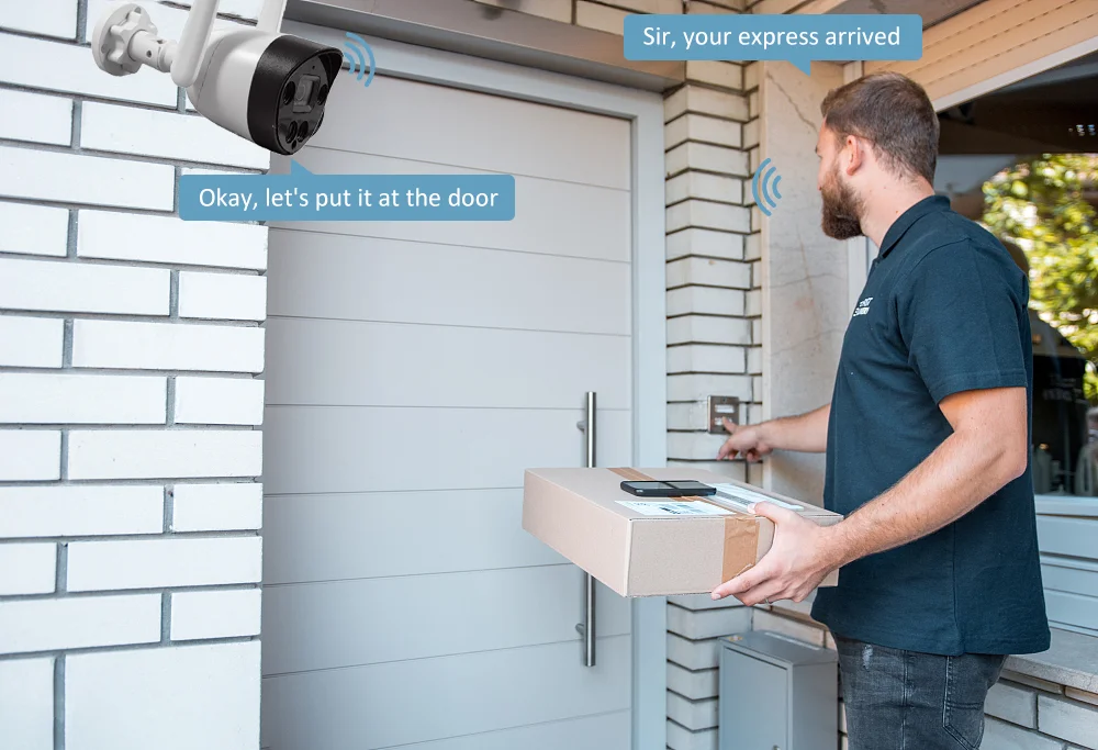 Tuya Smart Life Cloud Wireless Wifi IP Outdoor Camera 2MP Intelligent Auto Tracking Of Human1080P IP66 Waterproof