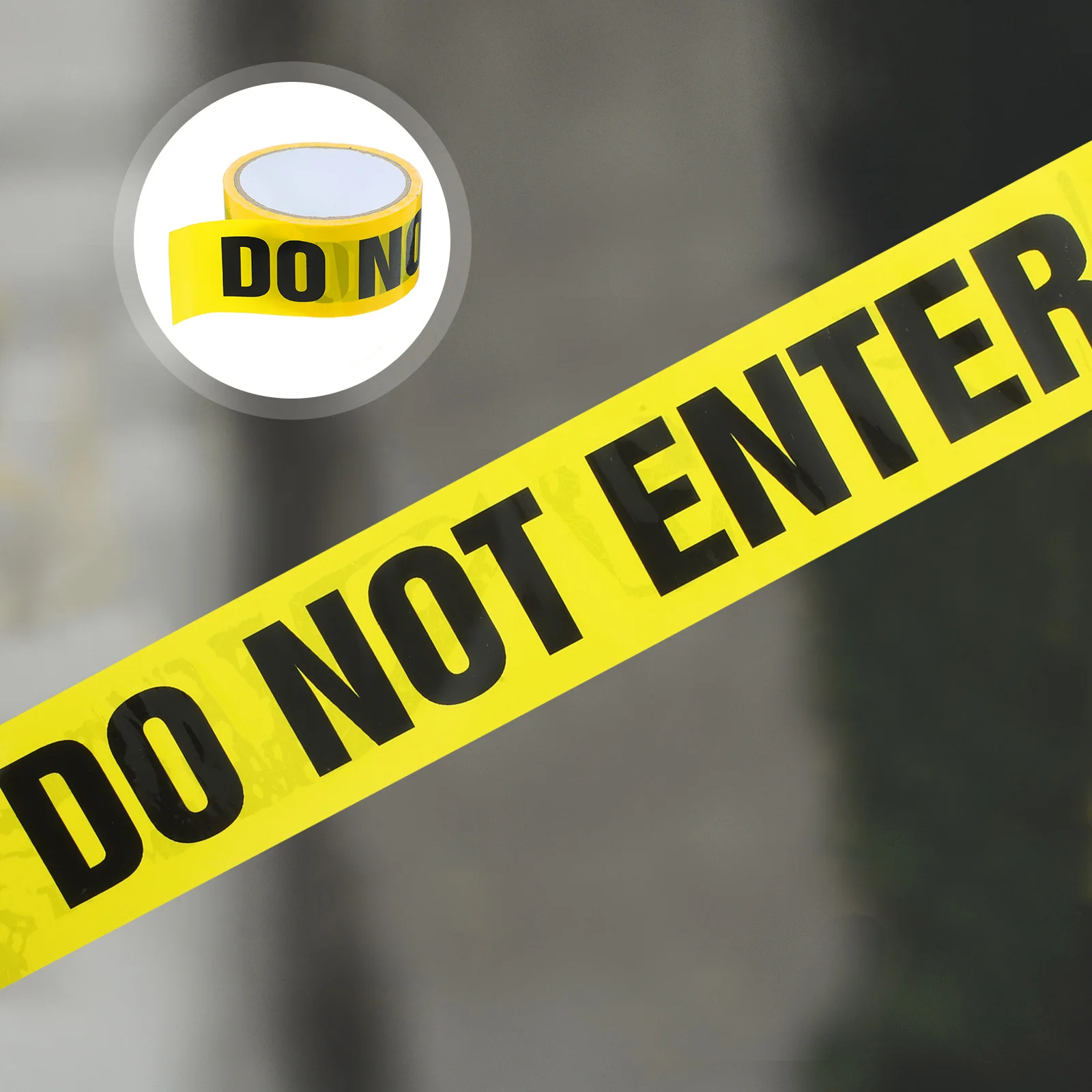 

1 Roll Yellow Black Safety Caution Tape Industrial Strength Adhesive for Floors Walls Warning Tape Self Adhesive Sticker