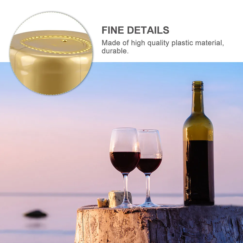 200Pcs Red Wine Bottle Sealed Covers Heat Shrink Caps Suitable for Bar Wine Cellar Capsules Accessories Heat Shrink Cap