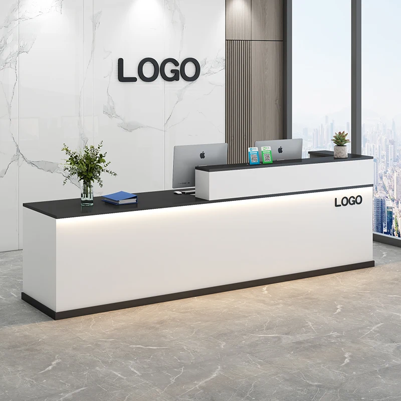 Conference Luxury Reception Desks Cash Information Standing Reception Desks Clinic Front Comptoire Magasin Luxury Furniture