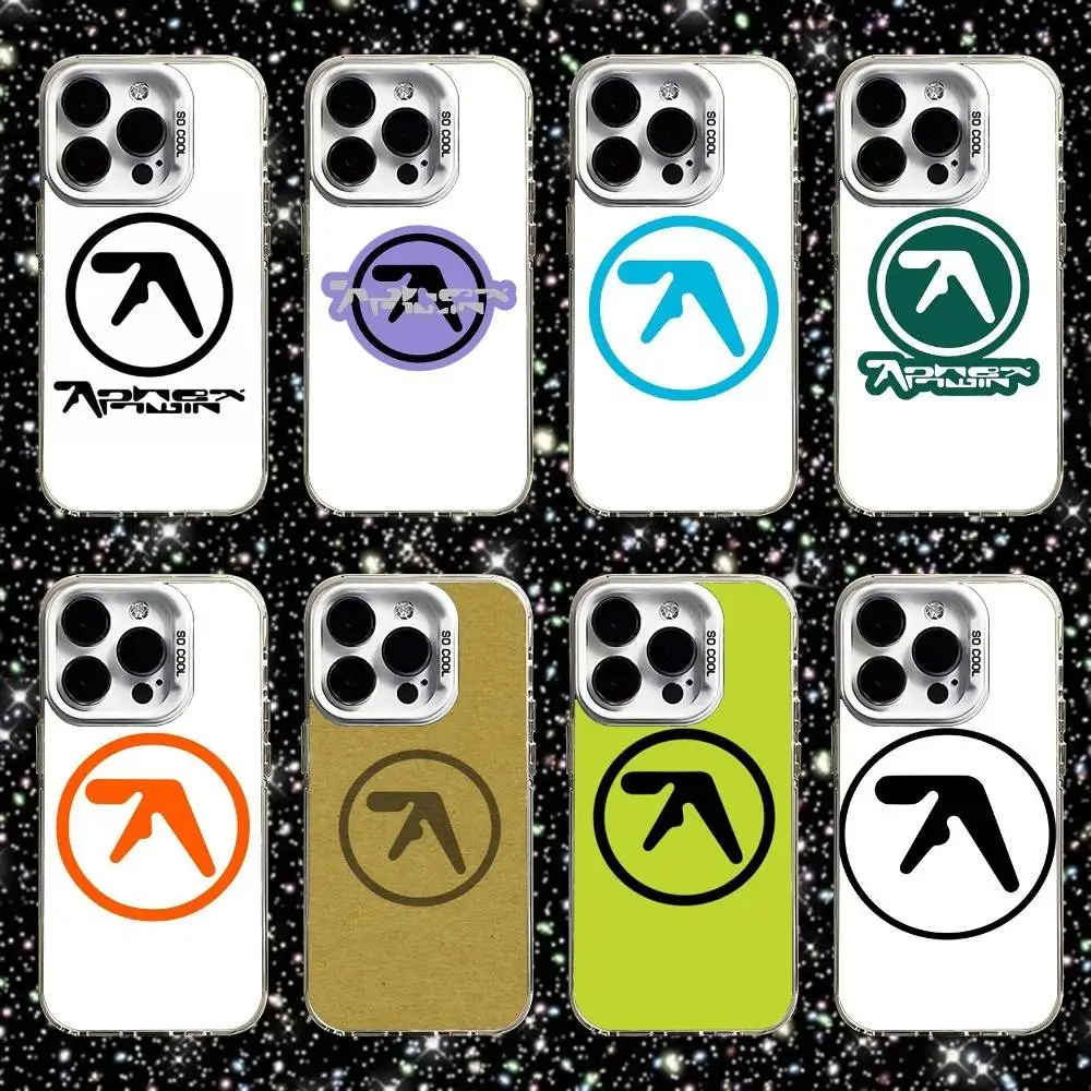 

A-Aphex T-Twin S-Symbol Phone Case For iPhone 16,15,14,13,12,11,Pro,XS,Max,Plus,Mini,SE White Candy Matte Shockproof Cover
