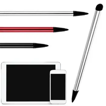 Android IOS için 2 adet 12cm evrensel Stylus kalem dokunmatik ekran iPad için kapasitif kalem kalem çizim kalem iPhone için kapasitif kalem