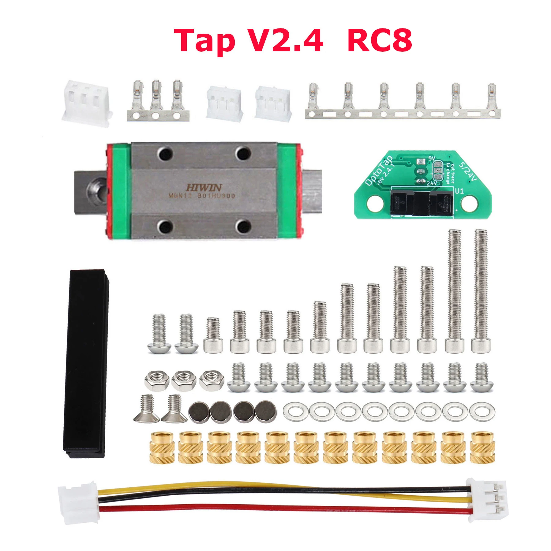 Blurolls Voron Tap V1 V2.4.1 PCB Probe Kit OptoTap Rev2.4.1 Sensor Impressora 3D Printer Parts Voron 2.4 Trident Hiwin MGN9 Rail