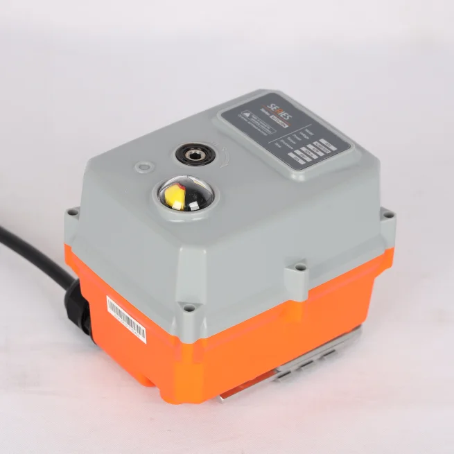 4-20ma 12V DC Motorized Intelligent Proportional ON OFF Actuators 90 Degree Rotary Electric Valve Actuator