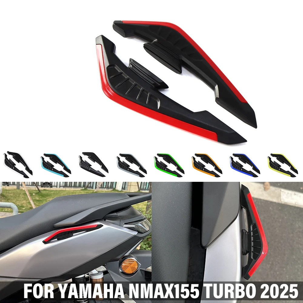 

Наклейки на боковые крылья мотоцикла для YAMAHA NMAX155 TURBO 2025/NMAX155 2020-2024, динамический клей на крыло, украшение обтекателя крыльев